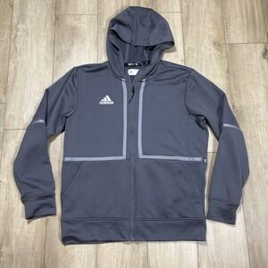 Adidas Men's Long Sleeve Full Zip‎ Light Sweatshirt Hoodie Under Lights Size L
